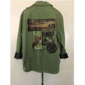 Zara Green Khaki Jacket